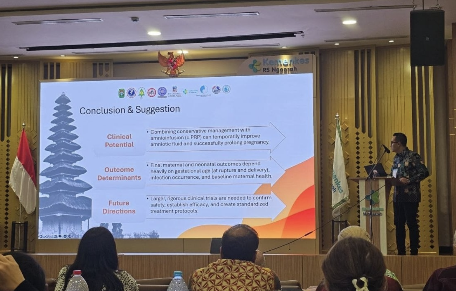 Pemaparan kesimpulan dan arah penelitian lanjutan terkait penanganan konservatif pada kondisi obstetri kompleks